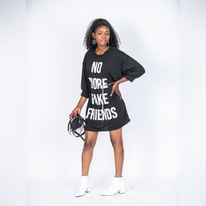 NO MORE FAKE FRIEND BLACK